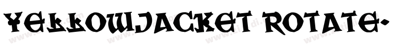 Yellowjacket Rotate字体转换